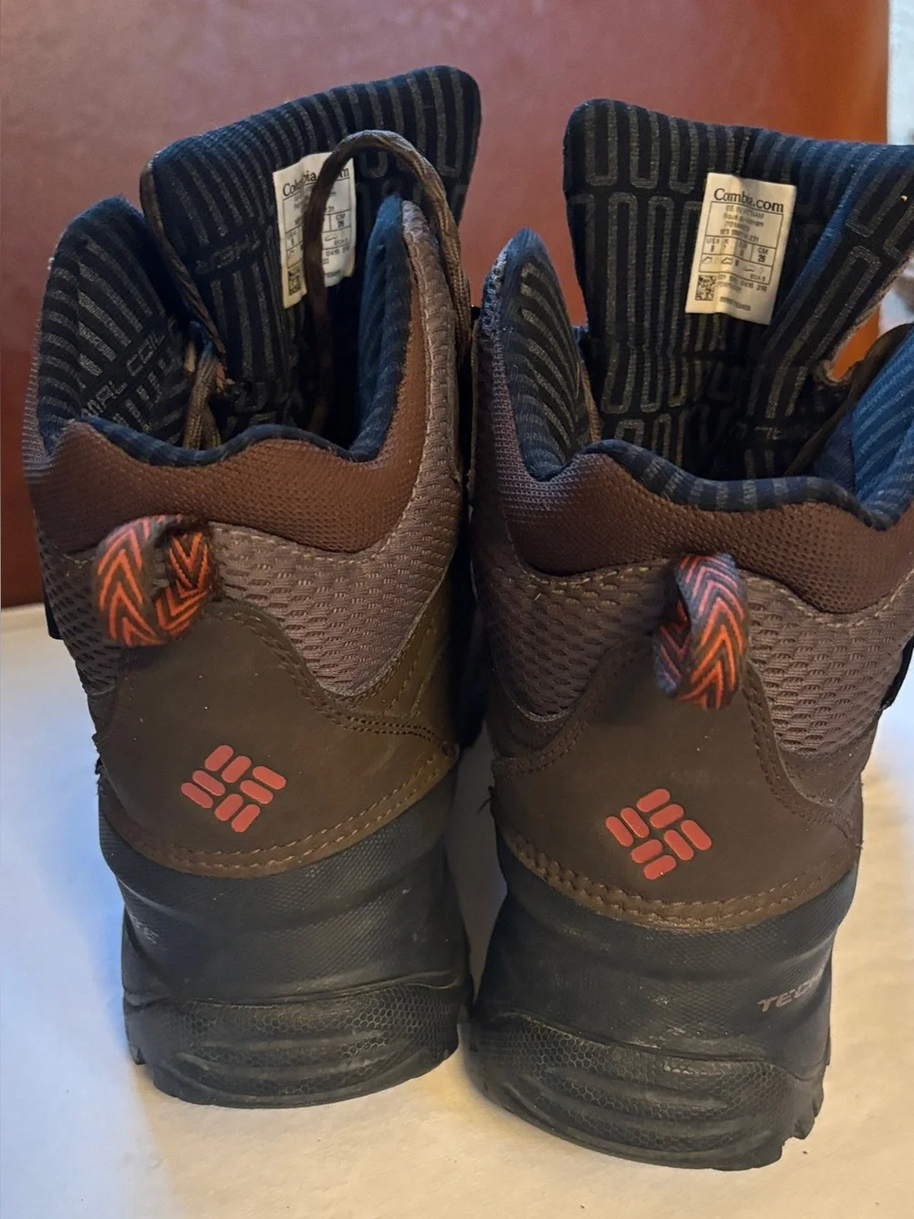 Columbia Men’s Bugaboot Waterproof 200g Insulated Winter Snow Boots Brown Size 8